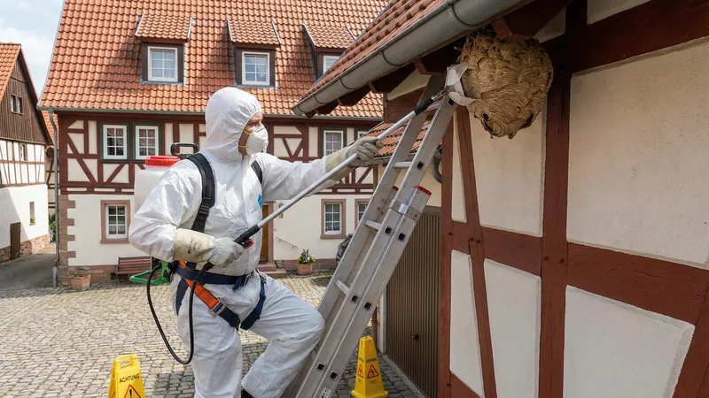 Wespennest entfernen lassen: Kosten und Ablauf